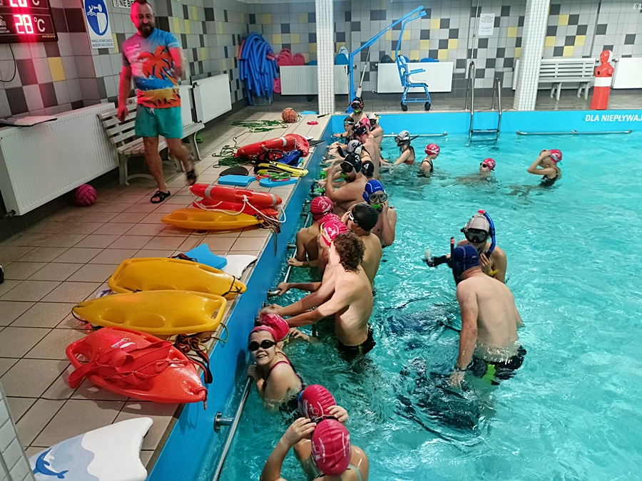 Hokej pod wodą Walenie Siemianowice Śląskie Trening 18 X 2025